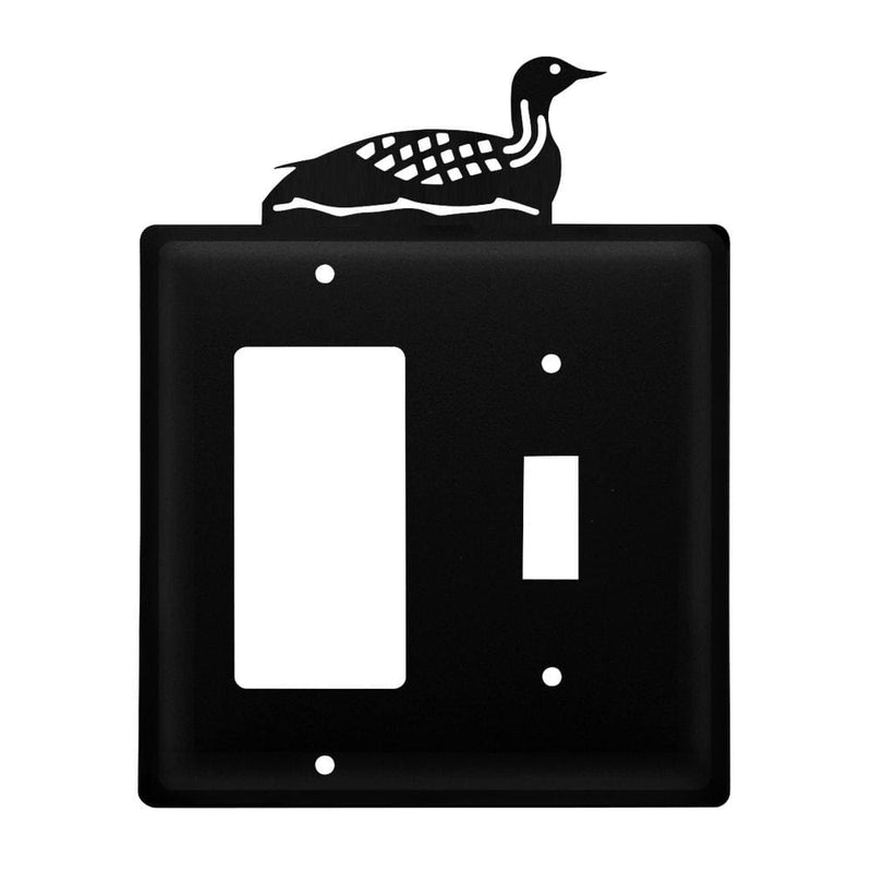 Wrought Iron Loon GFCI Switch Cover light switch covers lightswitch covers outlet cover switch