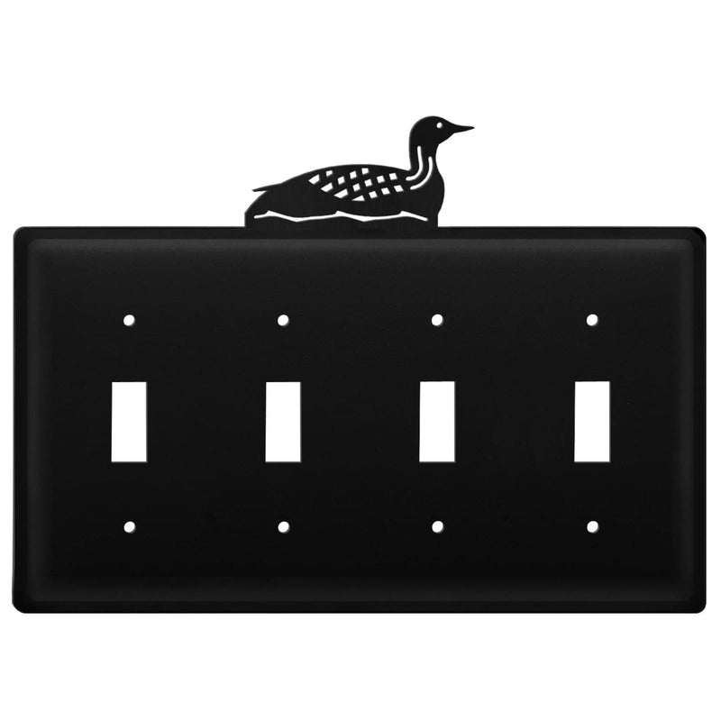 Wrought Iron Loon Quad Switch Cover light switch covers lightswitch covers outlet cover switch