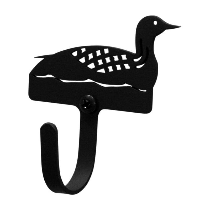 Wrought Iron Loon Wall Hook Decorative Small coat hooks door hooks hook loon hook Loon Wall Hook