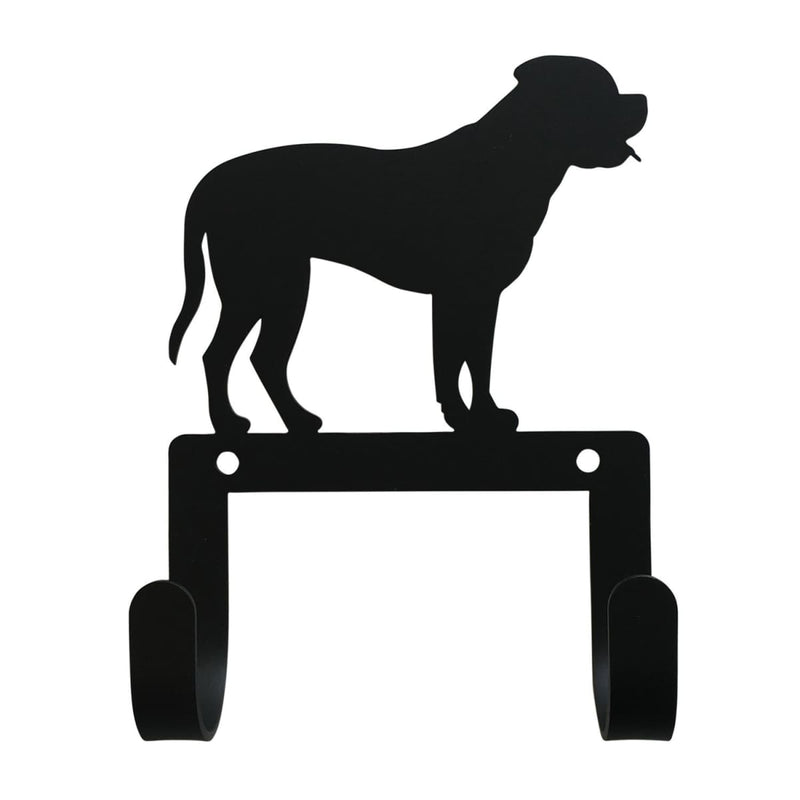 Wrought Iron Mastiff Dog Leash & Collar Wall Hook dog hook dog key rack dog leash hook key rack new
