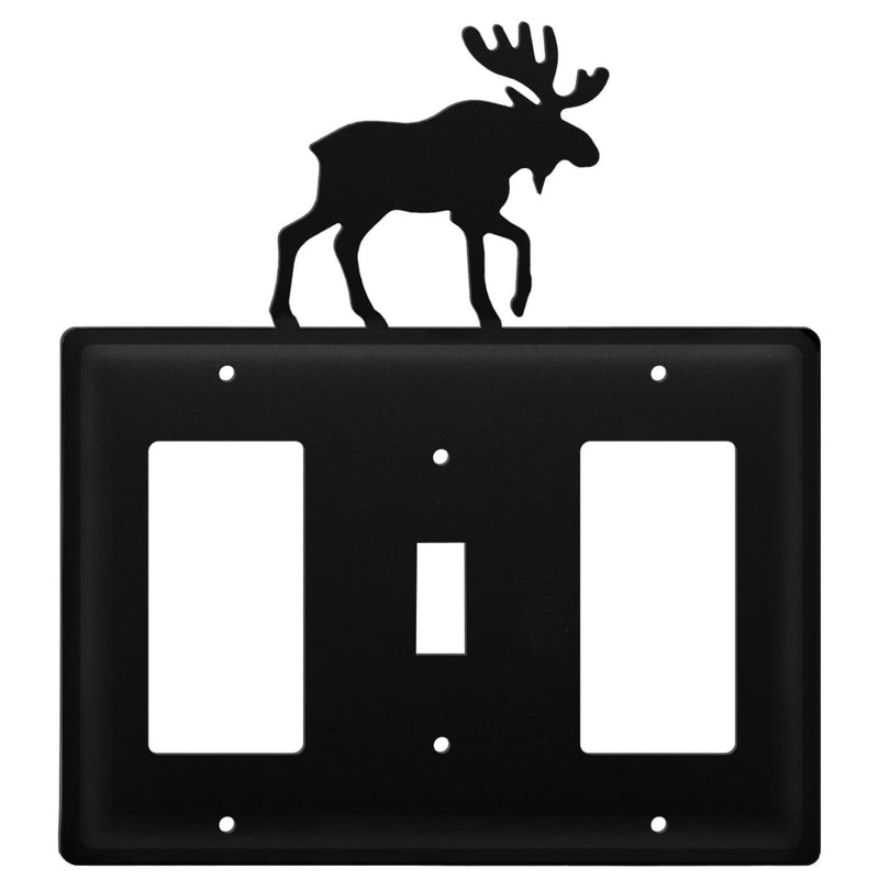 Wrought Iron Moose GFCI Switch GFCI Cover light switch covers lightswitch covers outlet cover switch