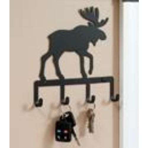 Wrought Iron Moose Key Holder Key Hooks key hanger key hooks Key Organizers key rack