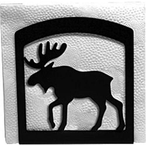 Wrought Iron Moose Napkin Holder cocktail napkin holder napkin holder serviette dispenser towelette