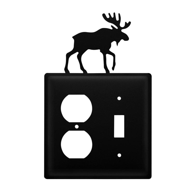 Wrought Iron Moose Outlet & Switch Cover light switch covers lightswitch covers outlet cover switch