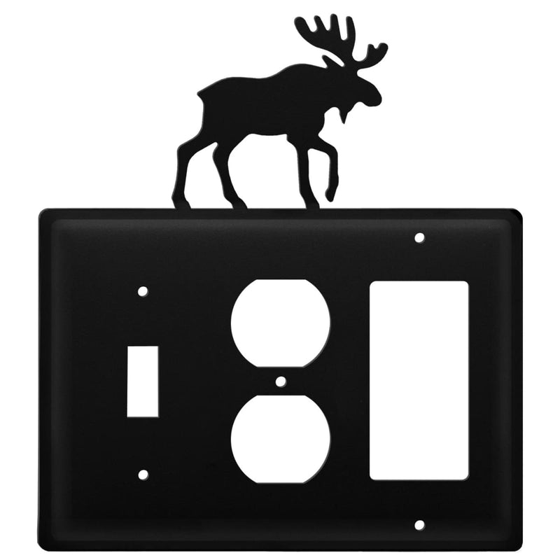 Wrought Iron Moose Switch Outlet GFCI Cover light switch covers lightswitch covers outlet cover
