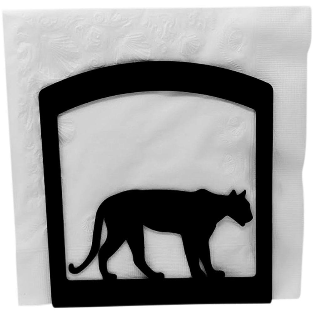 Wrought Iron Mountain Lion Napkin Holder napkin holder new Wrought Iron Mountain Lion Napkin Holder