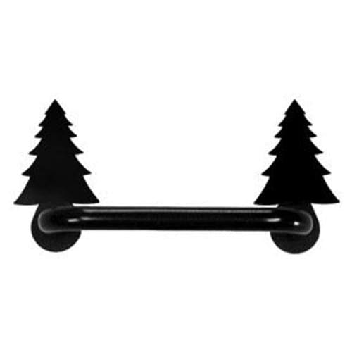 Wrought Iron Pine Tree Cabinet Horizontal Door Handle black door handles door handle kitchen door