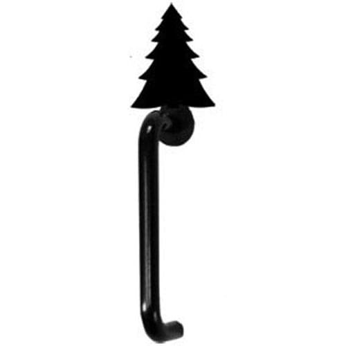 Wrought Iron Pine Tree Cabinet Vertical Door Handle black door handles door handle kitchen door