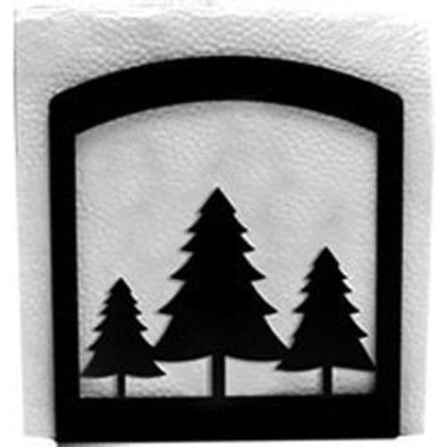 Wrought Iron Pine Trees Napkin Holder cocktail napkin holder napkin holder serviette dispenser