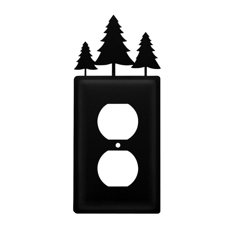 Wrought Iron Pine Trees Outlet Cover light switch covers lightswitch covers outlet cover switch
