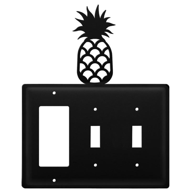 Wrought Iron Pineapple GFCI Double Switch Cover light switch covers lightswitch covers outlet cover