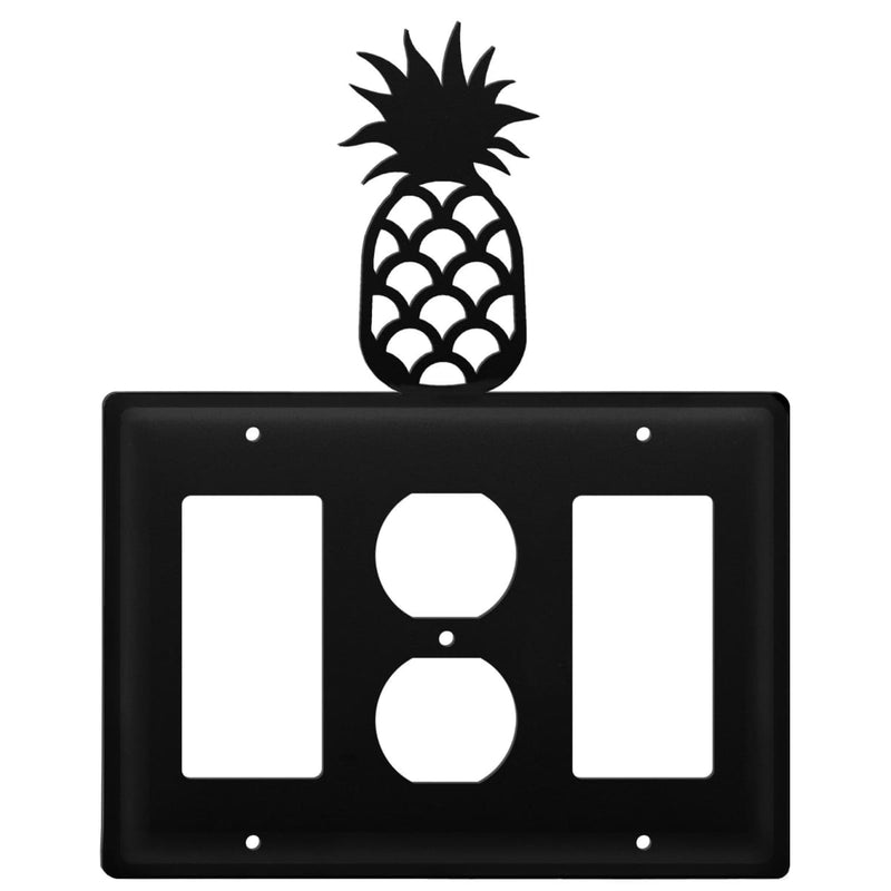 Wrought Iron Pineapple GFCI Outlet GFCI Cover light switch covers lightswitch covers outlet cover