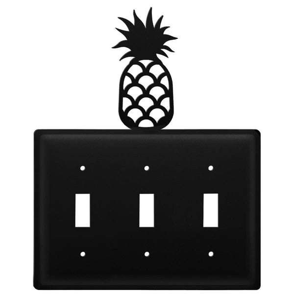 Wrought Iron Pineapple Triple Switch Cover light switch covers lightswitch covers outlet cover