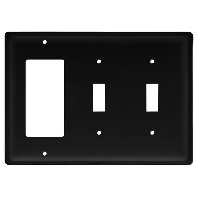 Wrought Iron Plain Double Switch GFCI Cover light switch covers lightswitch covers outlet cover