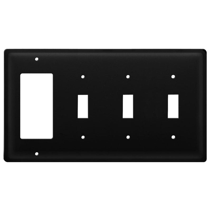 Wrought Iron Plain GFCI Triple Switch Cover light switch covers lightswitch covers outlet cover