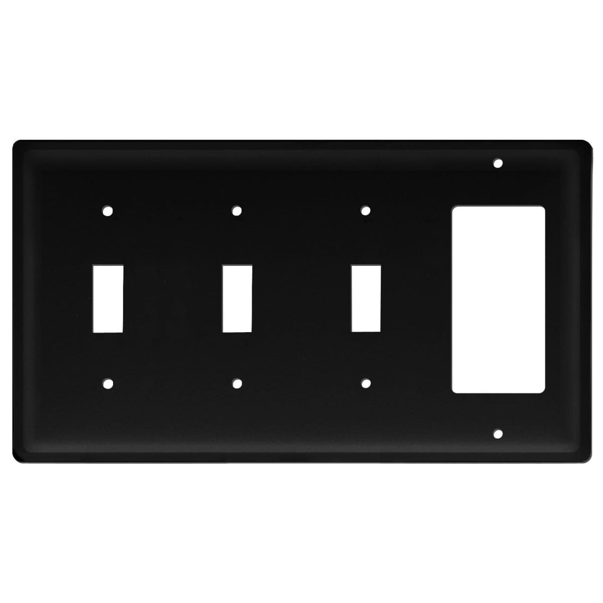 Wrought Iron Plain GFCI Triple Switch Cover light switch covers lightswitch covers outlet cover