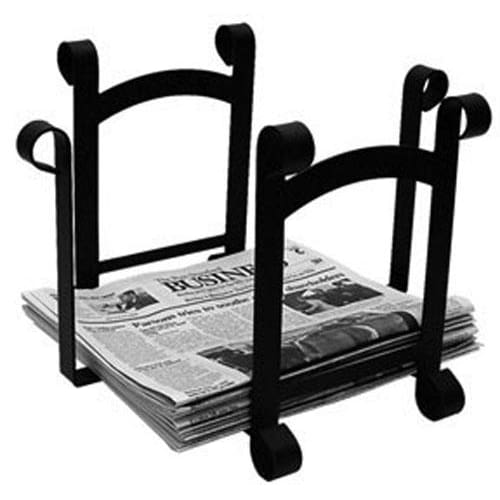 Wrought Iron Plain Magazine Storage Newspaper Rack magazine rack magazine storage news paper stand
