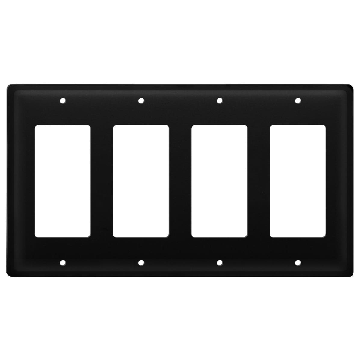 Wrought Iron Plain Quad GFCI Cover light switch covers lightswitch covers outlet cover switch covers