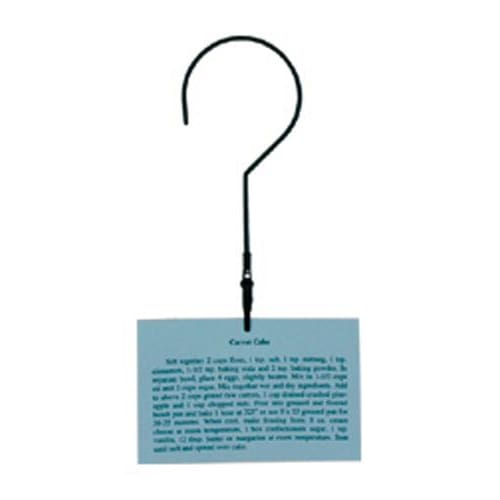Wrought Iron Recipe Card Hanger Hook recipe bookmark recipe card holder recipe holder recipe marker
