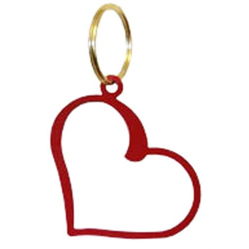 Wrought Iron Red Heart Keychain Key Ring key chain key pendant key ring keychain keyrings
