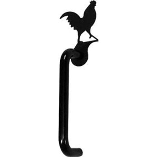 Wrought Iron Rooster Cabinet Vertical Door Handle black door handles door handle kitchen door