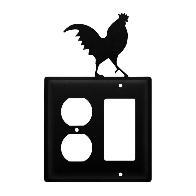 Wrought Iron Rooster Outlet Cover & GFCI light switch covers lightswitch covers outlet cover switch