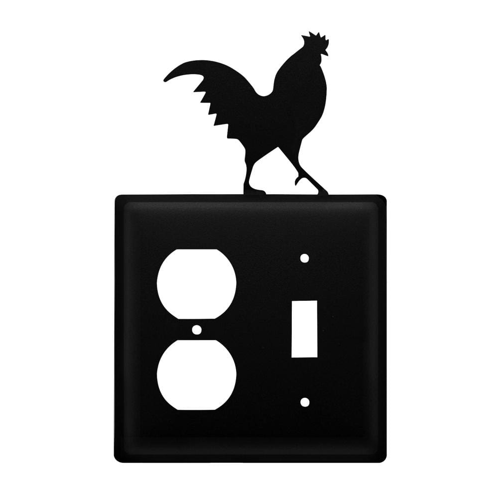 Wrought Iron Rooster Outlet & Switch Cover featured light switch covers lightswitch covers outlet