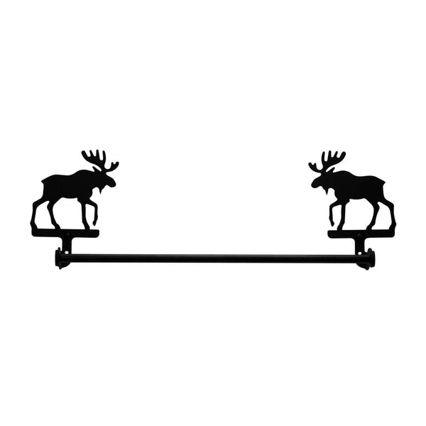 Moose towel store rack