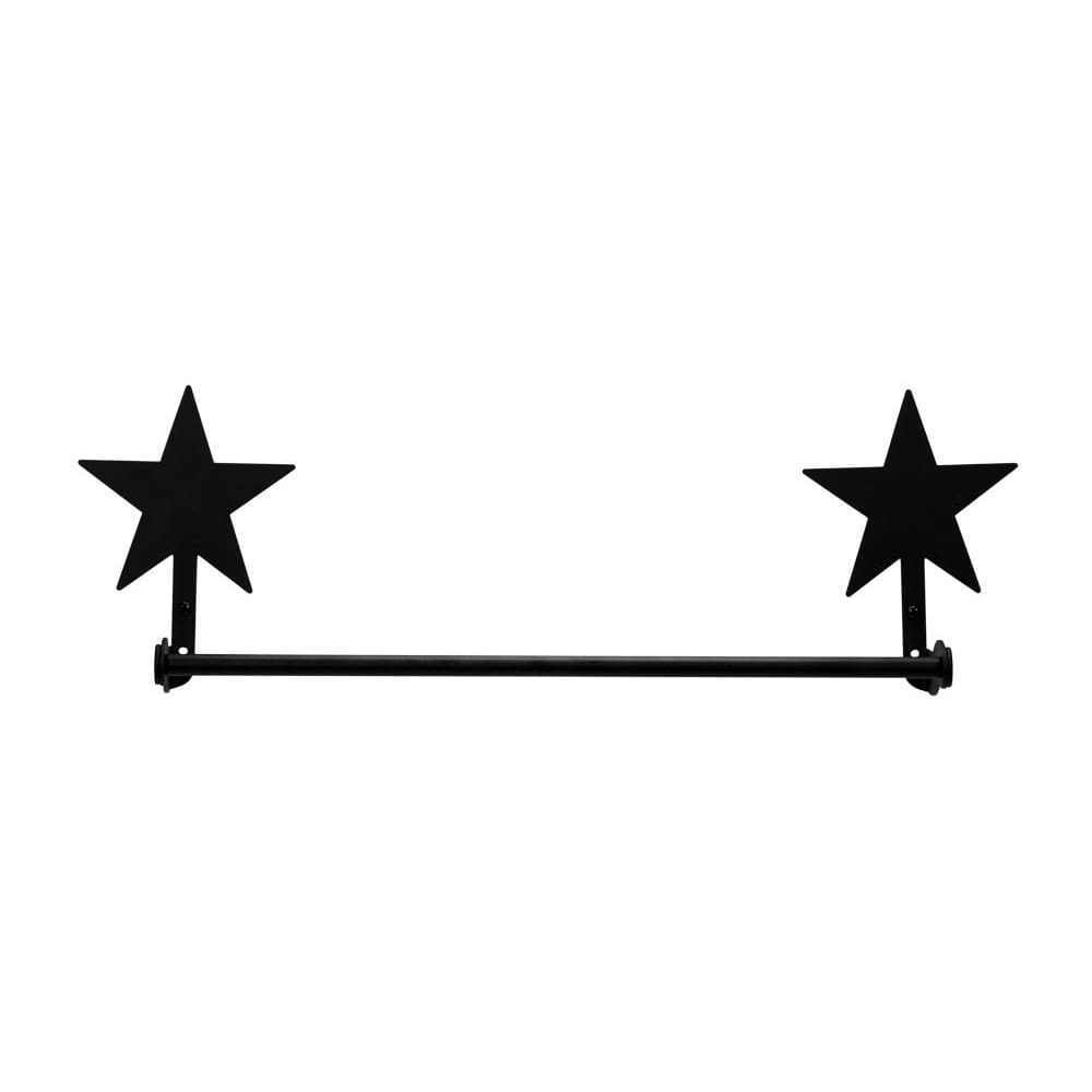 Wrought Iron Small Star Towel Rail Towel Rack bathroom towel rails black wrought iron outdoor towel