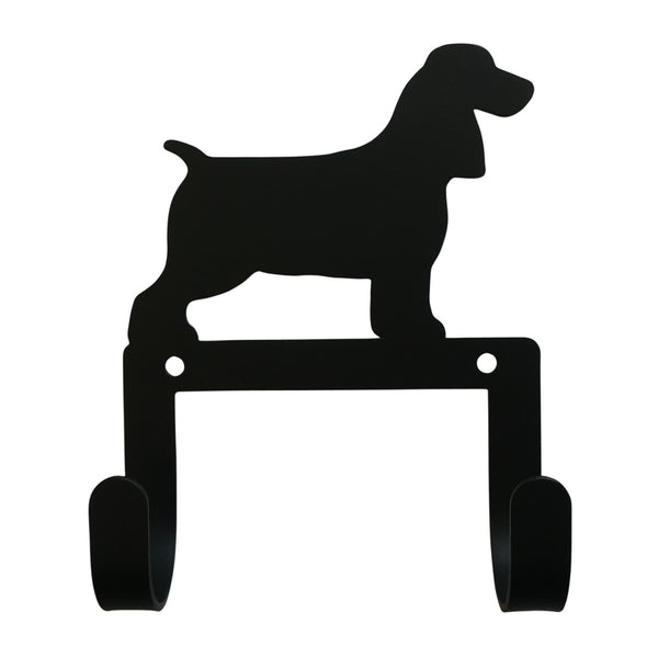 Wrought Iron Spaniel Dog Leash & Collar Wall Hook dog hook dog key rack dog leash hook key rack new