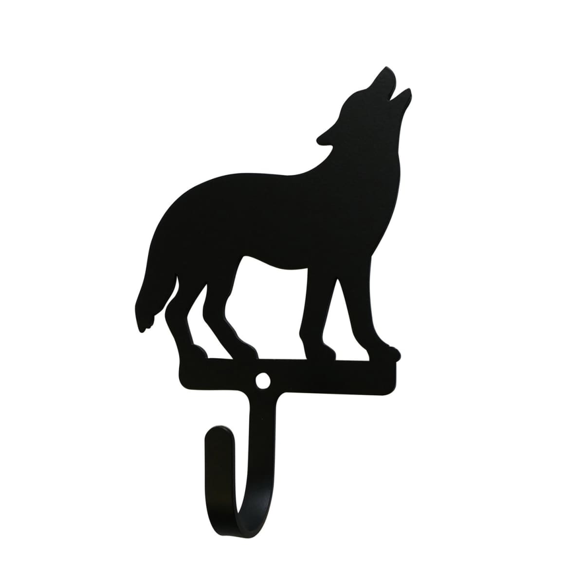 Wrought Iron Standing Wolf Wall Hook Decorative Small featured new Standing Wolf Wall Hook wall hook