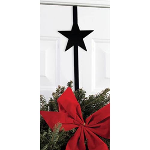 Wrought Iron Star Door Wreath Hanger Christmas decorations christmas wreath stand door wreaths