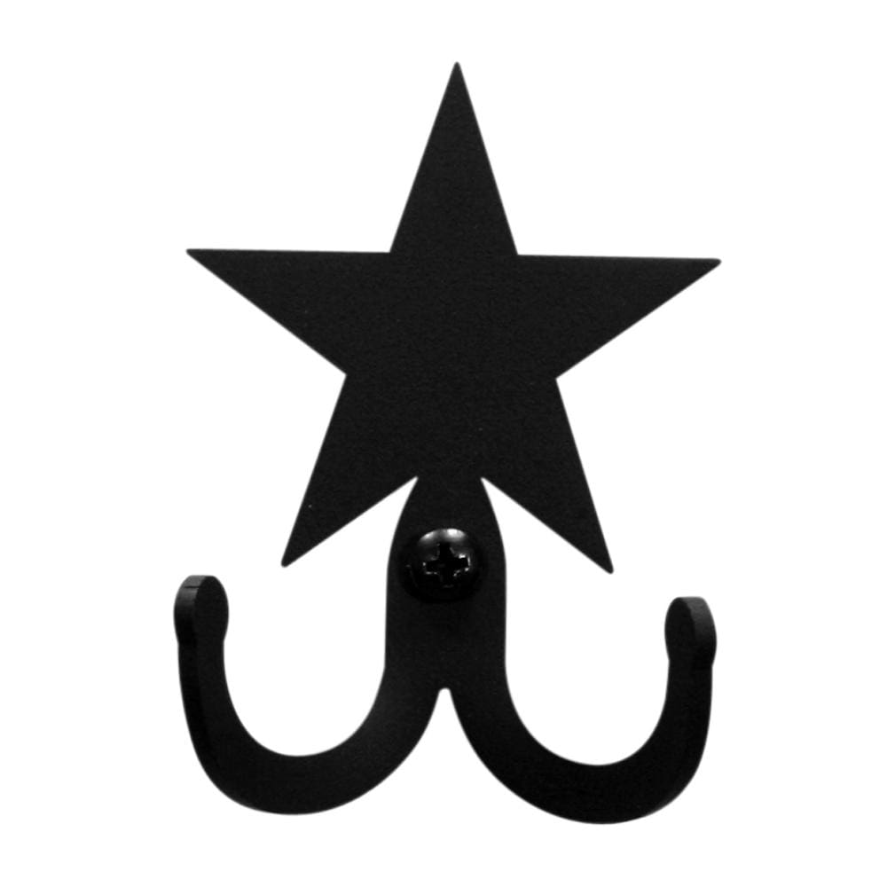 Wrought Iron Star Double Wall Hook coat hooks door hooks hook star hook wall hook