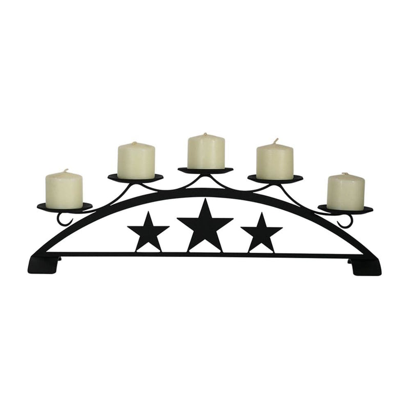 Wrought Iron Star Table Top Center Piece candle holder candle wall sconce center pieces sconce wall