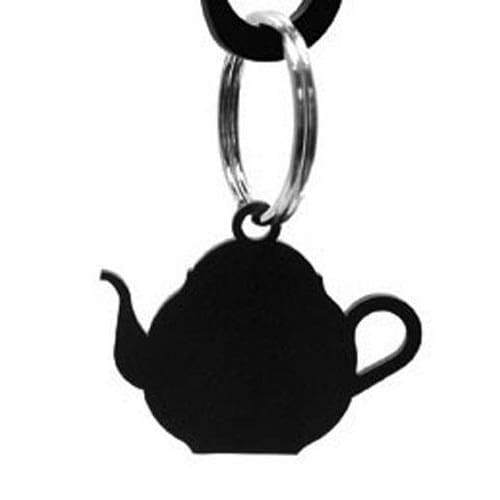 Wrought Iron Teapot Keychain Key Ring key chain key pendant key ring keychain keyrings