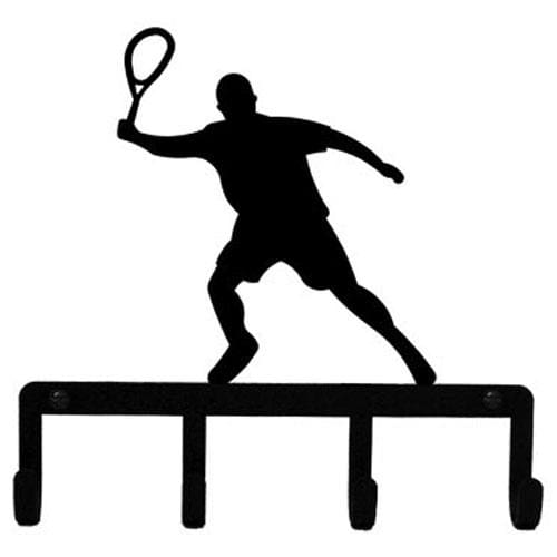 Wrought Iron Tennis Player Key Holder Key Hooks key hanger key hooks Key Organizers key rack