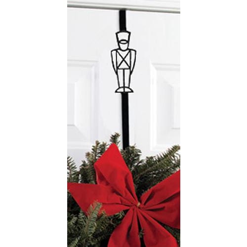 Wrought Iron Toy Soldier Door Wreath Hanger Christmas decorations christmas wreath stand door