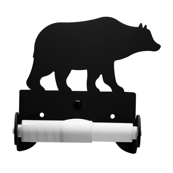 Wrought Iron Traditional Style Bear Toilet Tissue Holder toilet holder toilet paper toilet paper