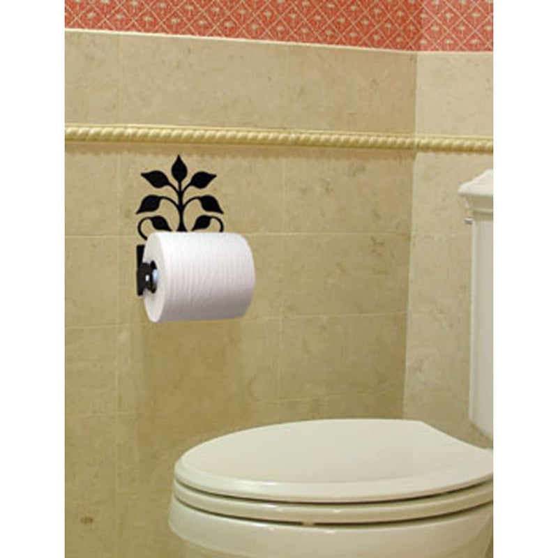 Wrought Iron Traditional Style Leaf Fan Toilet Tissue Holder toilet holder toilet paper toilet paper