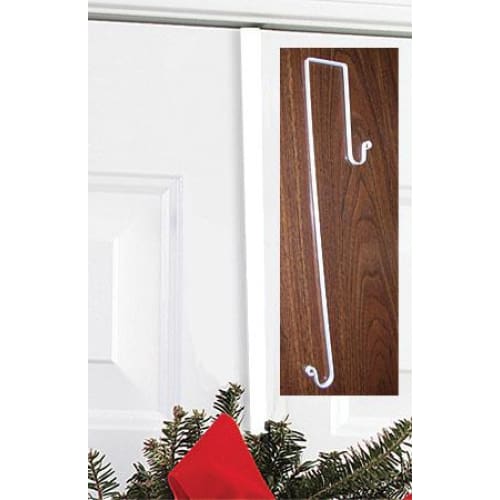 Wrought Iron White Door Wreath Hanger Christmas decorations christmas wreath stand door wreaths