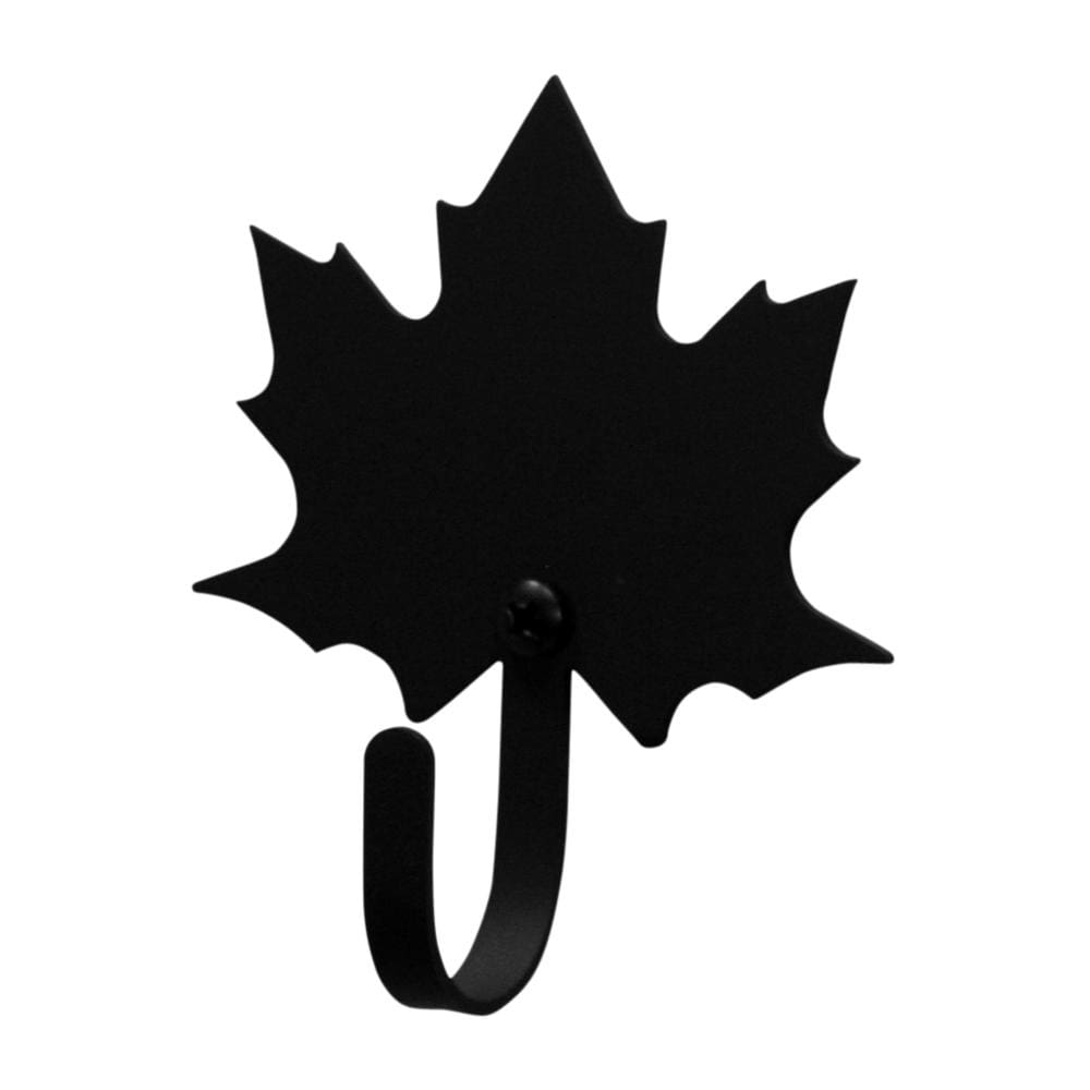 Wrought Iron XSmall Autumn Maple Leaf Wall Hook Decorative Xsmall Autumn Decorations Autumn Maple