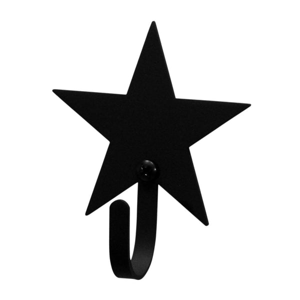 Wrought Iron XSmall Star Wall Hook Decorative Xsmall coat hooks door hooks hook star hook Star Wall
